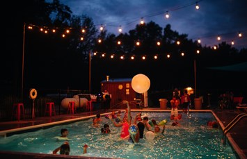 Ludington East / Pere Marquette River KOA Holiday Photo